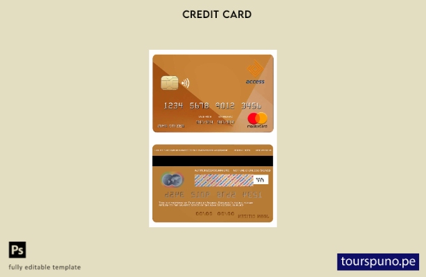 lista para imprimir la plantilla mastercard del banco Burundi Access